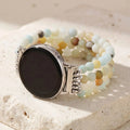 Balancing Amazonite Samsung Watch Band