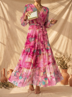 Hazel | Wickelkleid mit Blumenmuster