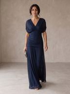 Avery | Elegantes Blaues Kleid
