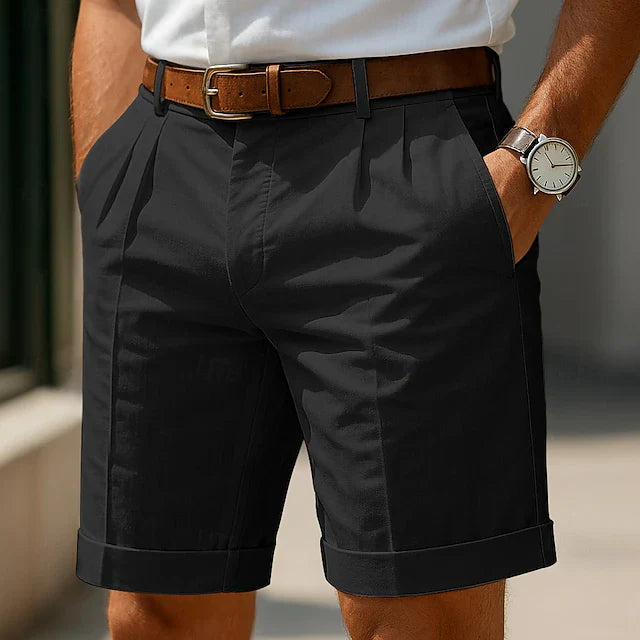 Raphael | Short de ville plissé pour homme
