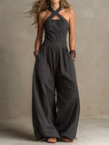 Annalou | Combinaison-pantalon avec une élégante tenue croisée