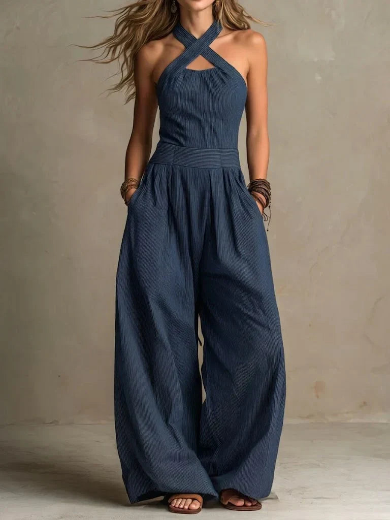 Annalou | Combinaison-pantalon avec une élégante tenue croisée